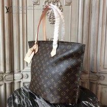 LV-M47028 原版皮小尺寸可折疊時尚優雅手袋All-In旅行袋