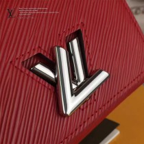 LV-M64413 LV原單TWIST小巧經典Epi小牛皮紅色短款錢夾