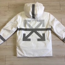 Moncler衣服-013-2 蒙口專櫃新品沖孔箭頭3M反光防水防風連帽羽絨服外套