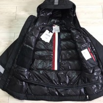 Moncler衣服-013 專櫃新品沖孔箭頭3M反光防水防風連帽羽絨服外套