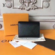 LV-64414 LV原單TWIST小巧經典Epi小牛皮黑色短款錢夾