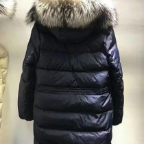 Moncler衣服-048 蒙口官網同步保暖女士銀狐大毛領羽絨外套