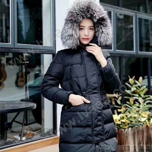Moncler衣服-048 蒙口官網同步保暖女士銀狐大毛領羽絨外套