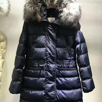 Moncler衣服-048 蒙口官網同步保暖女士銀狐大毛領羽絨外套