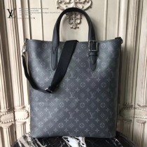 LV-M43421 LVEXPLORER豎款時尚休閒帆布磁釦開合商務公文包