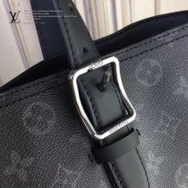 LV-M43421 LVEXPLORER豎款時尚休閒帆布磁釦開合商務公文包