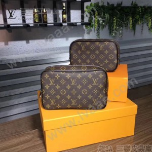 LV-M47506 時尚經典老花大號雙拉鏈盥洗包