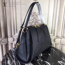 LV M43719 專櫃新款原版皮黑色PONTHIEU休閒百搭小號手袋