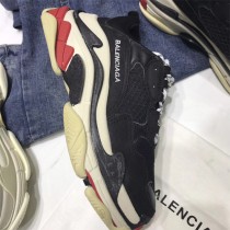 Balenciaga鞋子-04-2 權志龍同款Triple-S Sneaker時裝復古情侶款厚底做舊球鞋