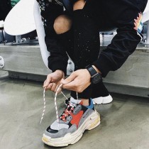 Balenciaga鞋子-04-5 權志龍同款Triple-S Sneaker時裝復古情侶款厚底做舊球鞋