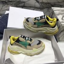 Balenciaga鞋子-04-4 權志龍同款Triple-S Sneaker時裝復古情侶款厚底做舊球鞋