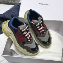 Balenciaga鞋子-04-5 權志龍同款Triple-S Sneaker時裝復古情侶款厚底做舊球鞋