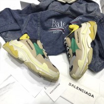 Balenciaga鞋子-04-4 權志龍同款Triple-S Sneaker時裝復古情侶款厚底做舊球鞋