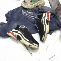 Balenciaga鞋子-04-2 權志龍同款Triple-S Sneaker時裝復古情侶款厚底做舊球鞋