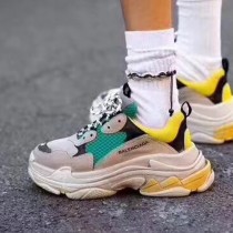 Balenciaga鞋子-04-4 權志龍同款Triple-S Sneaker時裝復古情侶款厚底做舊球鞋