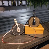 LV M43514 原單LV PETITE BOITE CHAPEAU 可愛小巧實用老花圓桶包