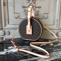 LV M43514 原單LV PETITE BOITE CHAPEAU 可愛小巧實用老花圓桶包