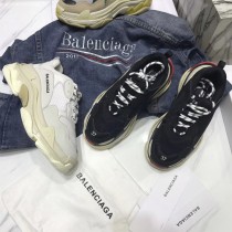 Balenciaga鞋子-04-2 權志龍同款Triple-S Sneaker時裝復古情侶款厚底做舊球鞋