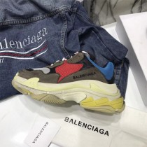 Balenciaga鞋子-04-5 權志龍同款Triple-S Sneaker時裝復古情侶款厚底做舊球鞋