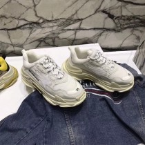 Balenciaga鞋子-04-3 權志龍同款Triple-S Sneaker時裝復古情侶款厚底做舊球鞋