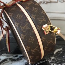 LV M43514 原單LV PETITE BOITE CHAPEAU 可愛小巧實用老花圓桶包