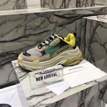 Balenciaga鞋子-04-4 權志龍同款Triple-S Sneaker時裝復古情侶款厚底做舊球鞋