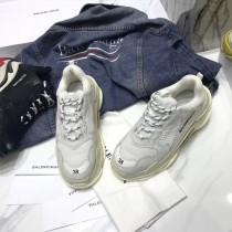 Balenciaga鞋子-04-3 權志龍同款Triple-S Sneaker時裝復古情侶款厚底做舊球鞋