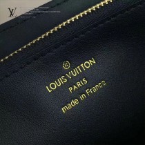 LV M64551 潮流百搭Capucines金屬花卉裝飾原單黑色長款翻蓋錢包