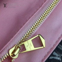 LV N64416 時尚新品女士BOND STREET原單咖啡格配粉色手提單肩包