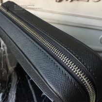LV M33409 原單LV Kasai新款簡單實用拉鏈開口十字紋男士手包