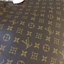 LV M43703 輕便實用原單經典老花配枚紅內裡大號單肩購物袋