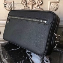 LV M33409 原單LV Kasai新款簡單實用拉鏈開口十字紋男士手包