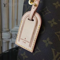 LV M43701 人氣新品女士原單經典老花配玫紅內裡小號單肩包
