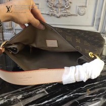 LV M44044 人氣新品女士原單經典老花配卡其內裡小號單肩包