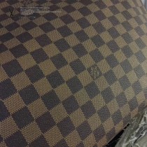 LV N44045 輕便實用原單咖啡色棋盤格大號單肩購物袋