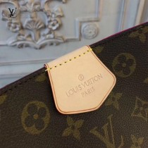 LV M43703 輕便實用原單經典老花配枚紅內裡大號單肩購物袋