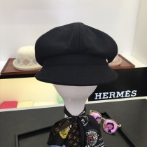 HERMES帽子-02 愛馬仕新款女士百搭高級羊絨八角帽