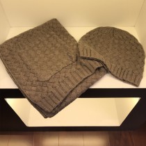 BV帽子-01-5 寶緹嘉重磅推薦新款羊毛針織帽子圍巾套裝