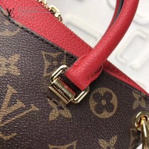 LV-M41218 新款原版皮帆布多彩粒紋精緻PALLAS BB手袋