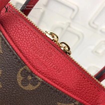 LV-M41218 新款原版皮帆布多彩粒紋精緻PALLAS BB手袋