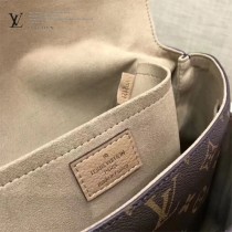 LV-M44259 Monogram帆布粒紋皮革純正優雅時尚配色郵差包