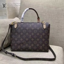 LV-M44259 Monogram帆布粒紋皮革純正優雅時尚配色郵差包