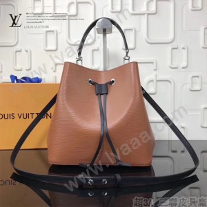 LV-M54366-4 新款原單LOCKME BUCKET 水波紋系列EPI小牛皮進口原版五金可拆卸手柄帶可調節肩帶新潮水桶包
