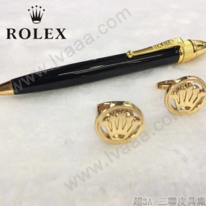 ROLEX 袖釦-01 勞力士男士商務袖釦   送原裝盒