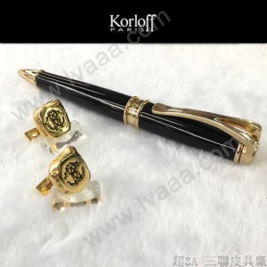 Korloff 袖釦-05 卡洛夫男士商務袖扣   送原裝盒