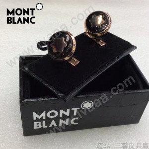 MONTBLANC袖釦-082 萬寶龍男士商務袖釦