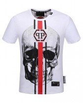 德國潮牌PP菲利普.普蘭(PHILIPP PLEIN)短袖男士圓領T恤燙鉆骷髏頭