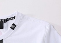 德國潮牌PP菲利普.普蘭(PHILIPP PLEIN)短袖男士圓領T恤燙鉆骷髏頭