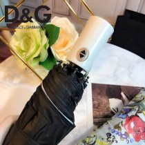D&G雨傘-03 杜嘉班納全自動強力拒水黑膠高端數碼印花晴雨傘 分內外花兩色