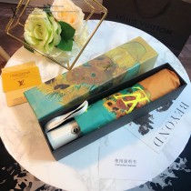 Louis Vuitton雨傘-04 路易威登專櫃夏季新款梵高經典油畫圖案全自動折疊晴雨傘